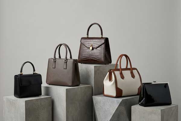 Materials for structured bags and totes Structured handbag material comparison