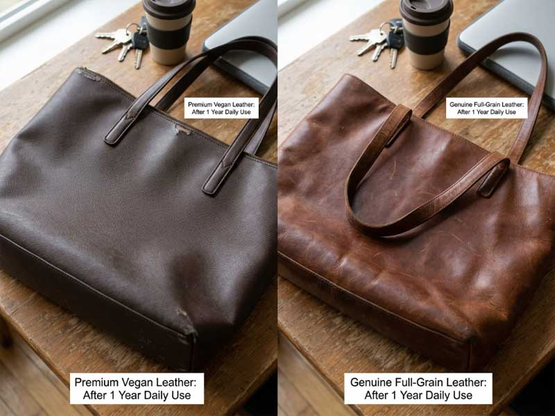 structural durability factors in bag manufacturing bag construction showing reinforced stress points in handle attachments