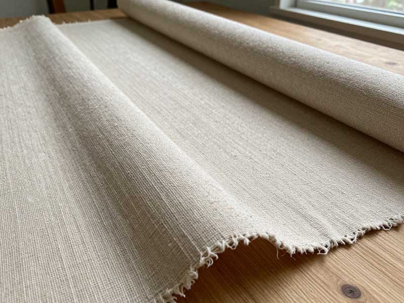 natural fiber eco-friendly textile organic cotton hemp canvas sustainable bag fabric