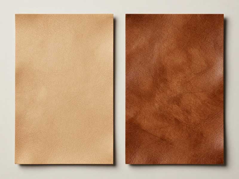 pineapple leather mushroom leather samples plant-based vegan leather alternative material samples
